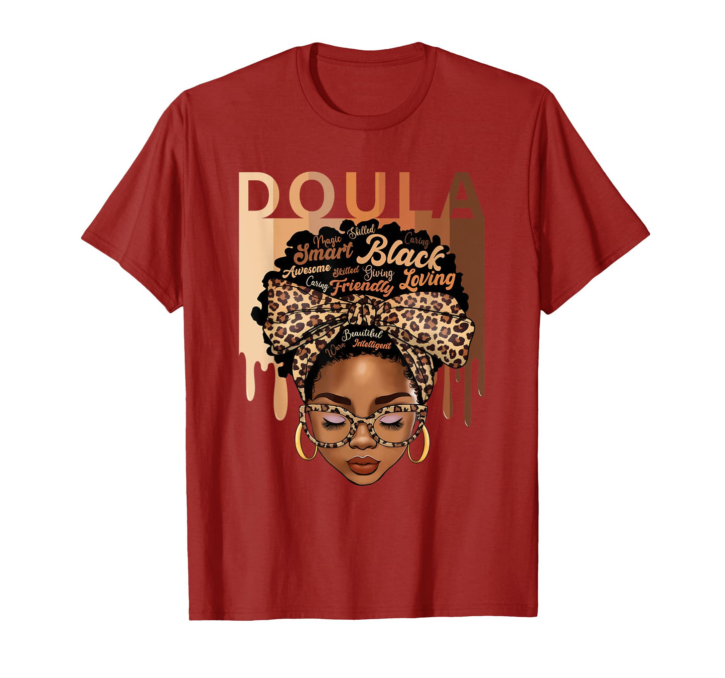Doula Appreciation Birth Doula Postpartum Dope black Doula T-Shirt