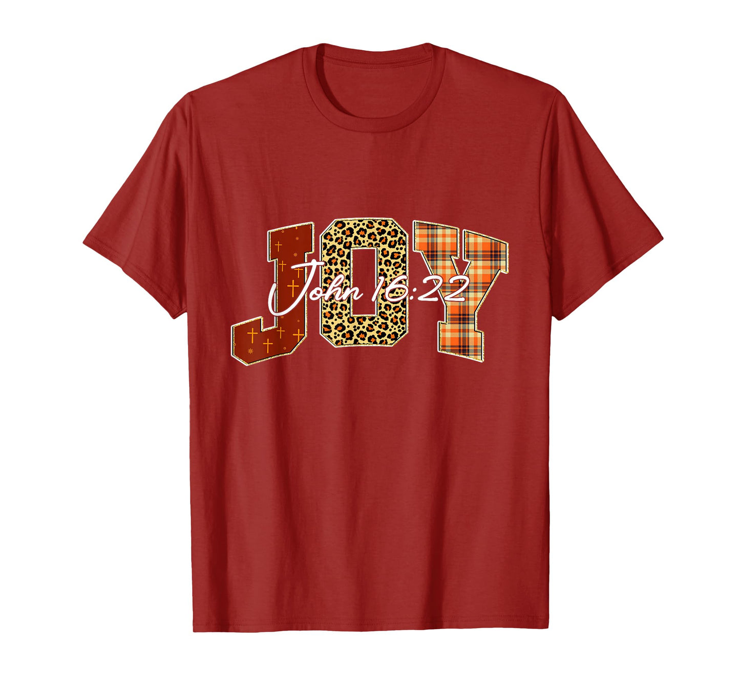 Leopard Bible Fall Christian Christmas Cute Xmas T-Shirt