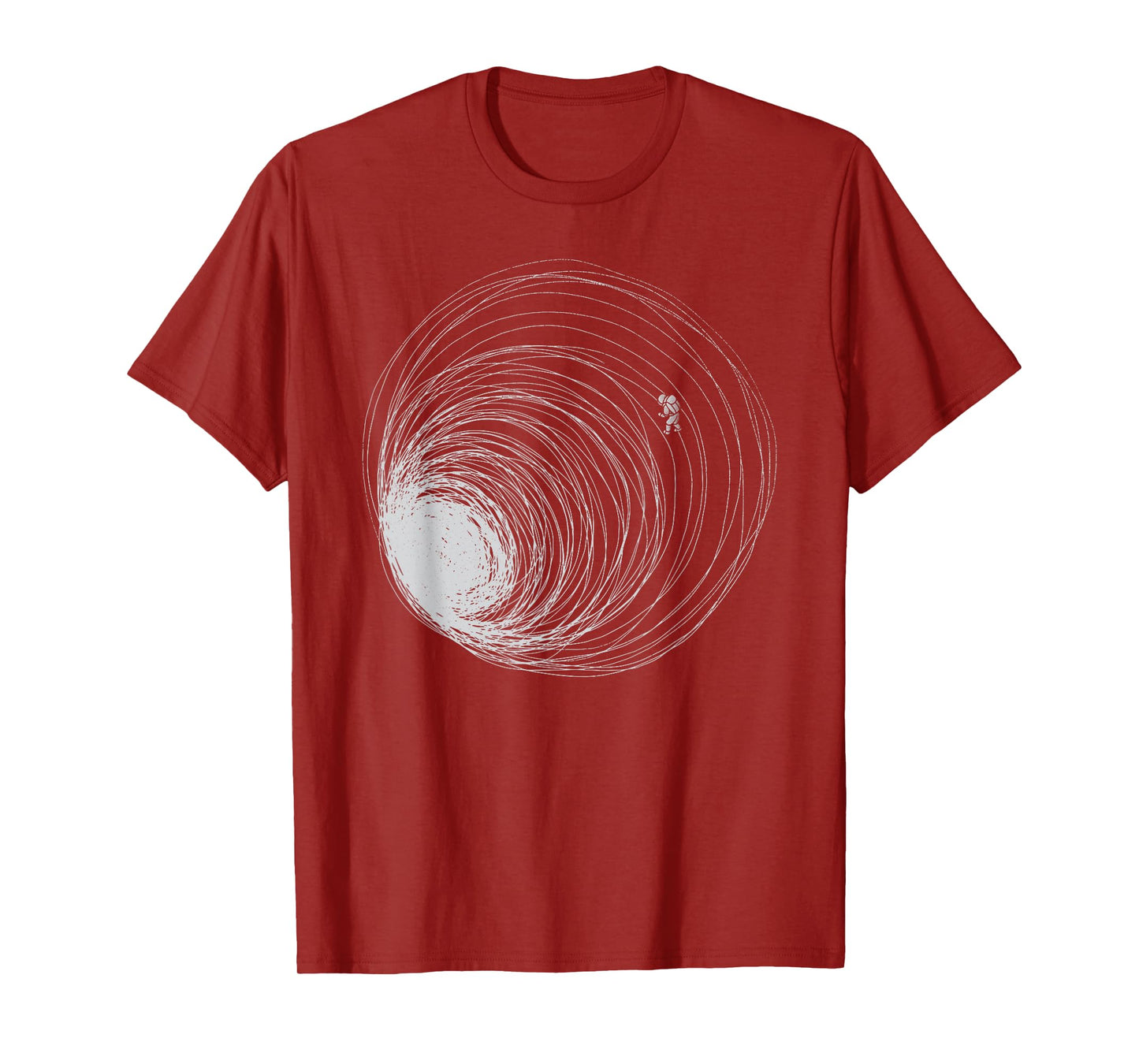 Black Hole Astronaut Lost in Space Illustration Universe T-Shirt
