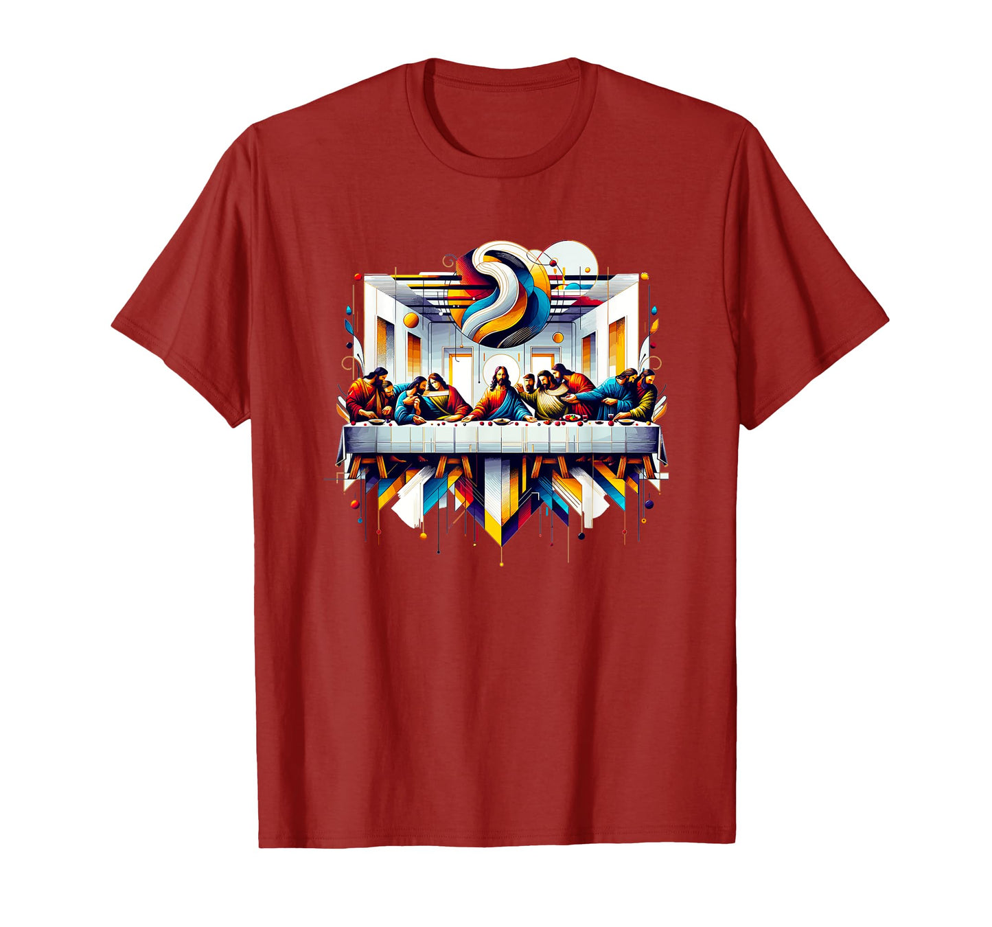 Jesus Last Supper Modern Women Men Christian T-Shirt