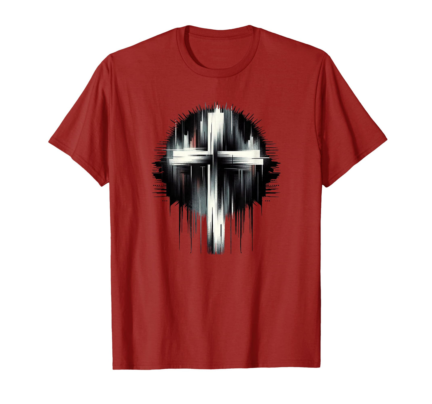 Stunning Street Art Graphic Christian Cross of Jesus Christ T-Shirt