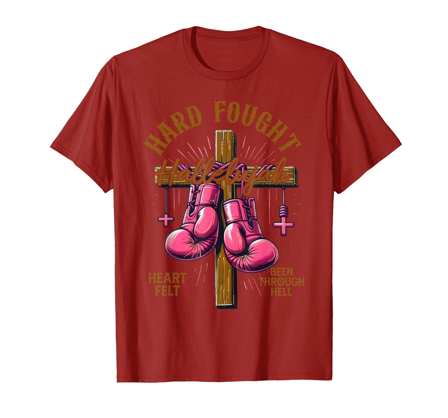 Brandon Hard Fought Hallelujah Praise Jesus T-Shirt