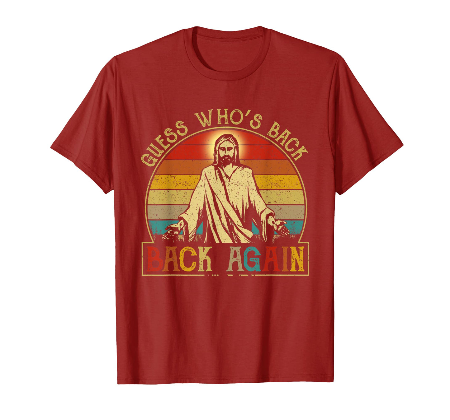 Guess Whos Back Jesus Easter Funny Vintage T-Shirt