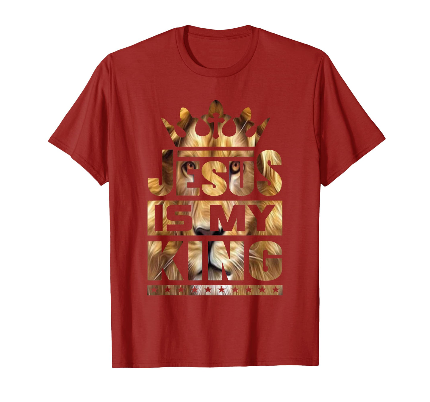 Jesus is My King – Bold Faith and Strength Design T-Shirt