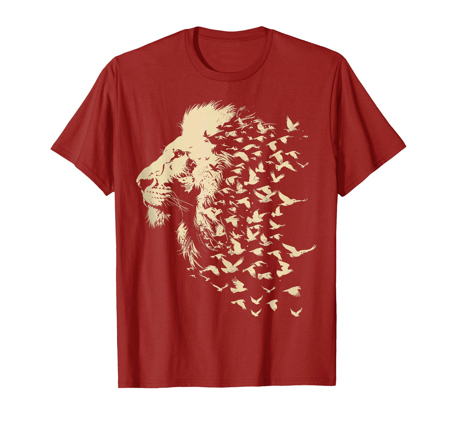 Flying Jesus Lion of Judah Christian Cross T-Shirt
