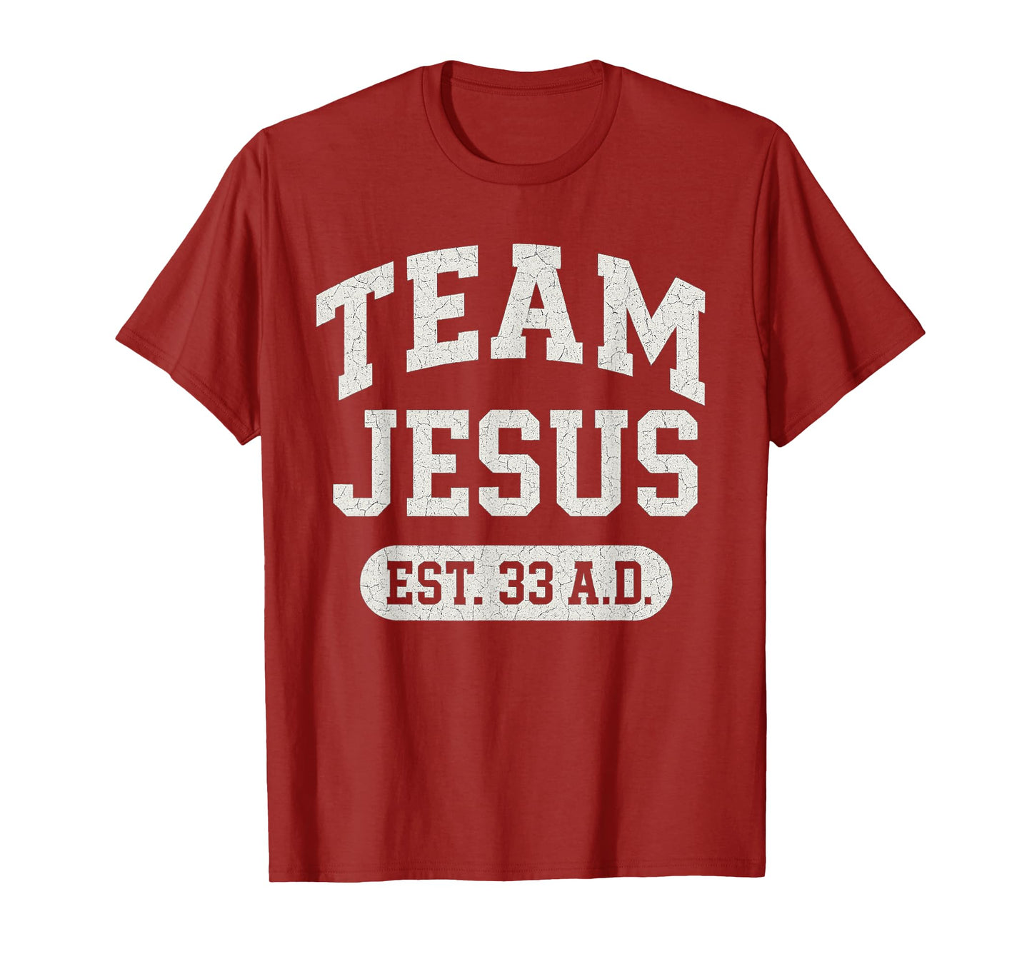Team Jesus Vintage Collegiate Faith T-Shirt