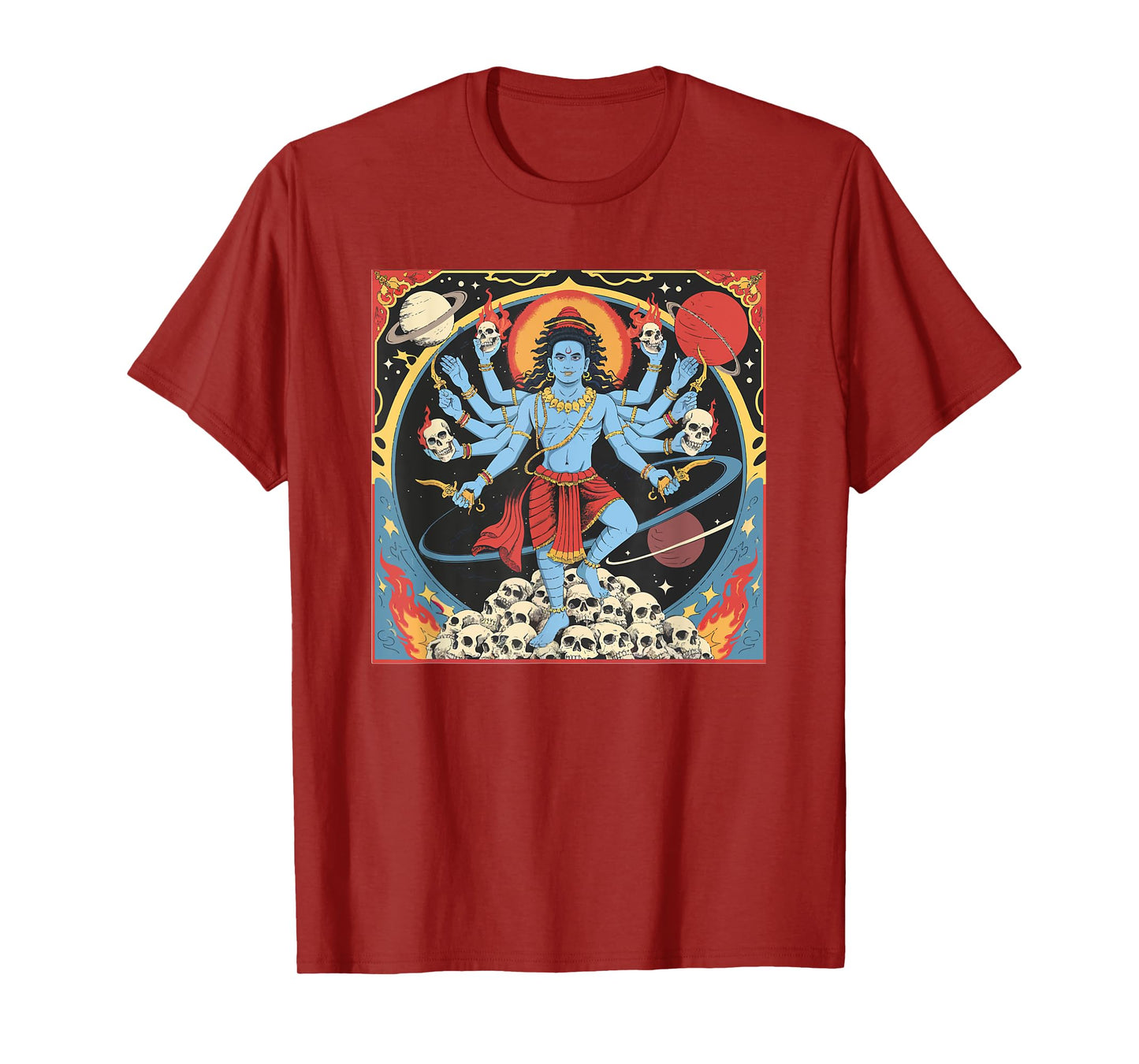 Kali Hindu Goddess Hinduism Deity God Spiritual Zen Yoga T-Shirt