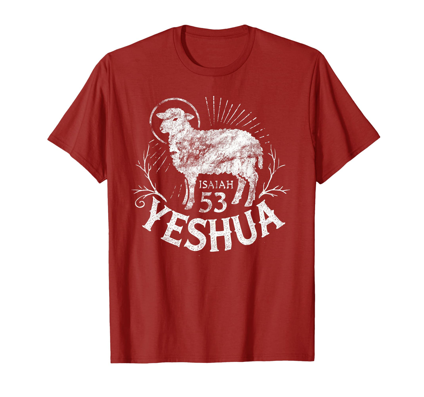 Isaiah 53 Lamb Yeshua Jesus T-Shirt