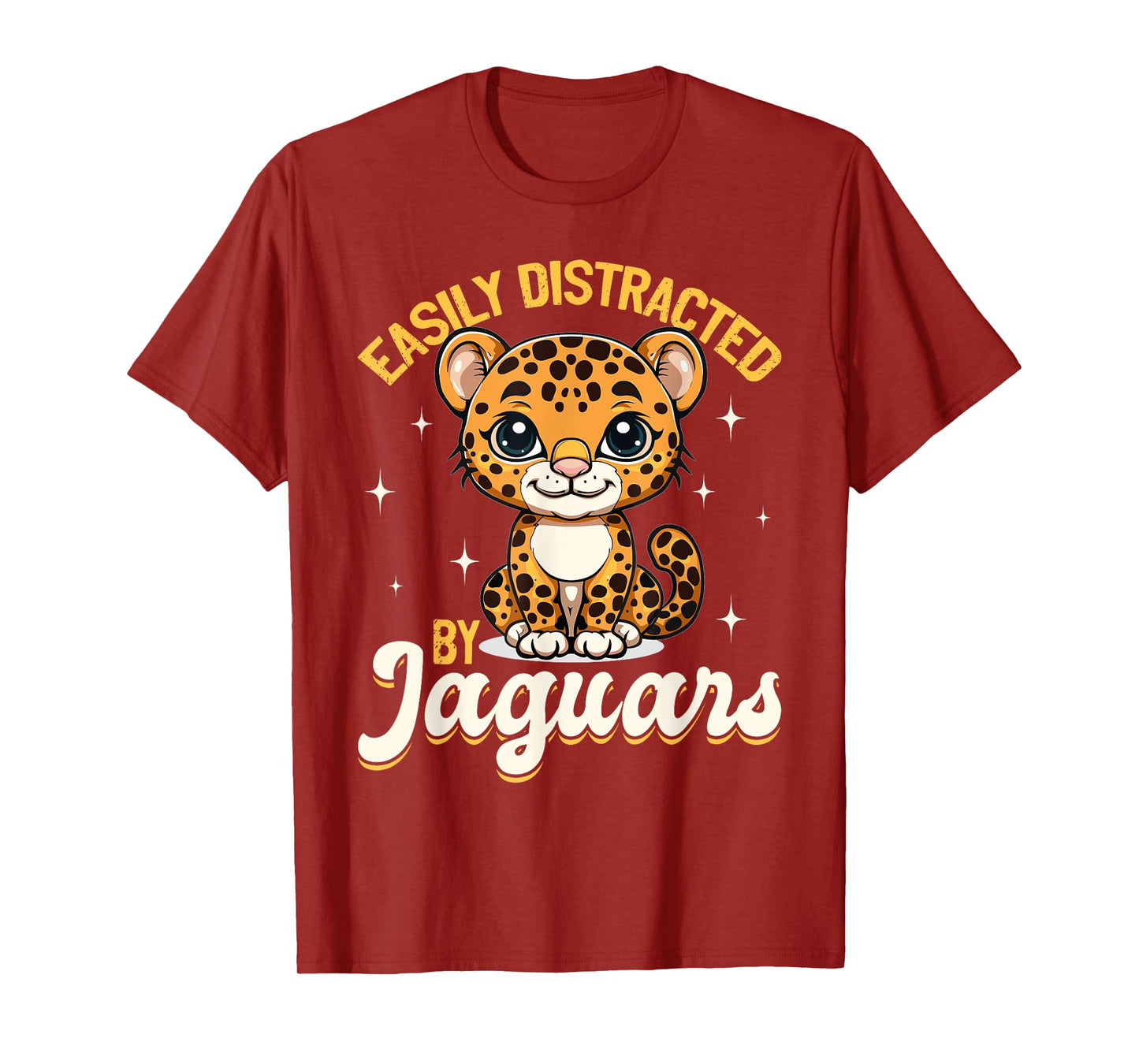 Funny Jaguar Animal Easily Distracted By Jaguars T-Shirt