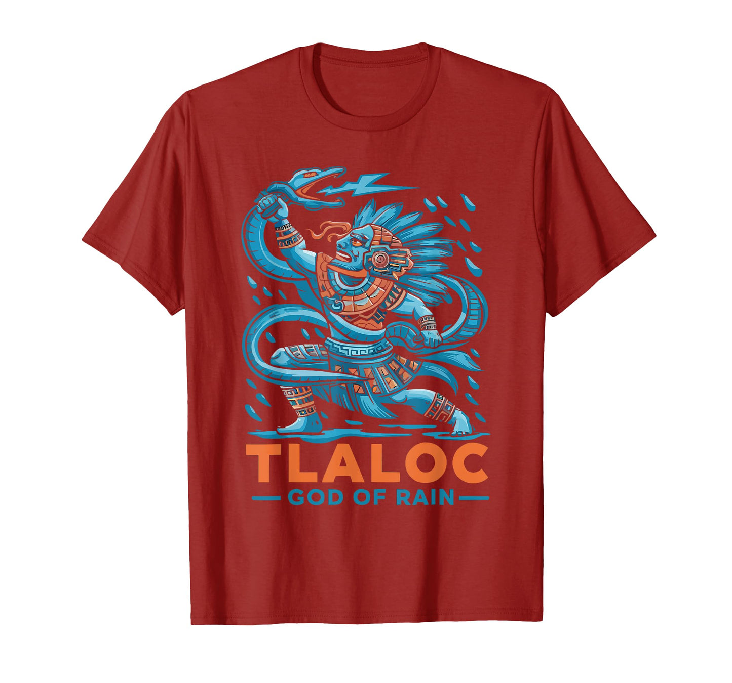 Aztec God Aztec Culture Mayan Indigenous Tlaloc Statue T-Shirt