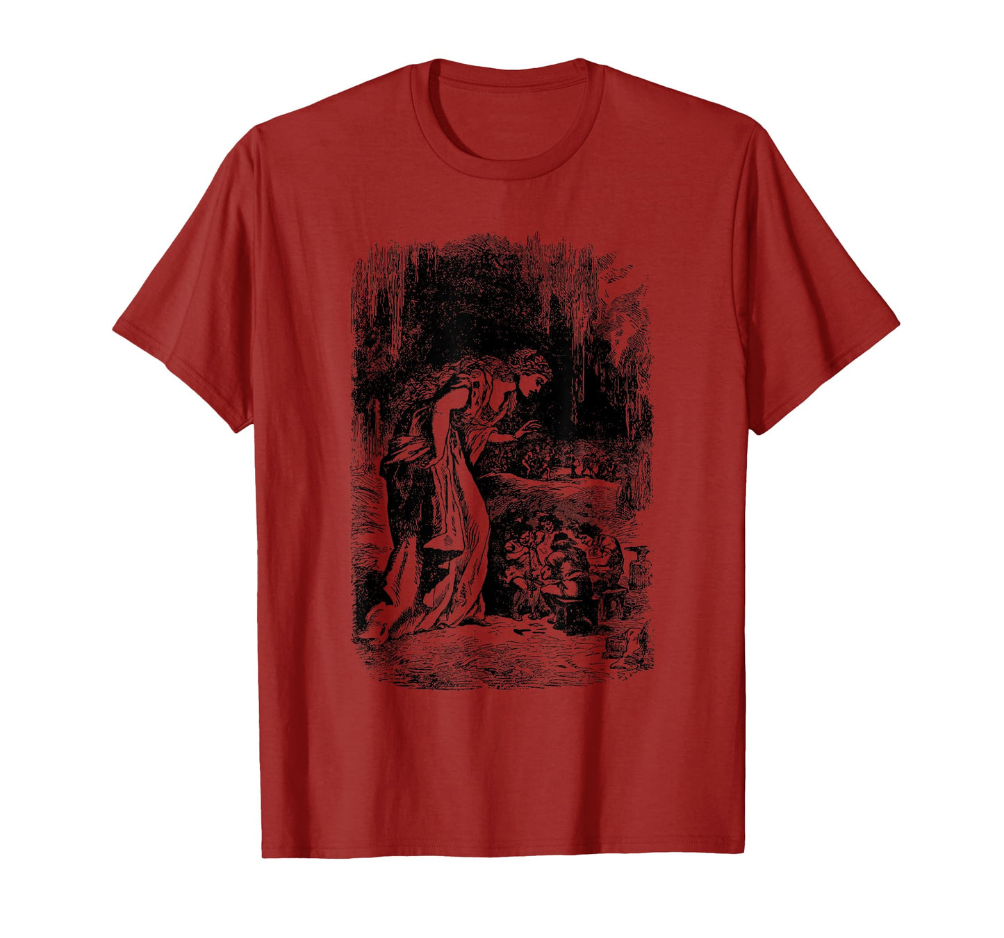 Freyja in The Dwarfs' cave Viking Norse Mythology Celtic T-Shirt