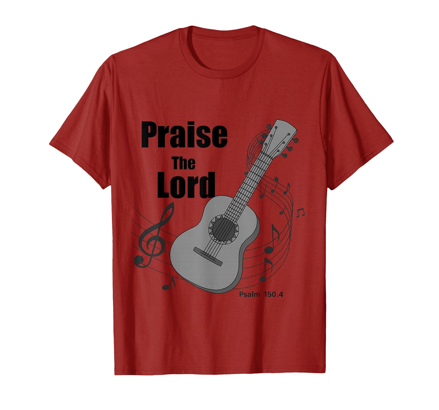 Praise The Lord Guitar Worship Tee T-Shirt