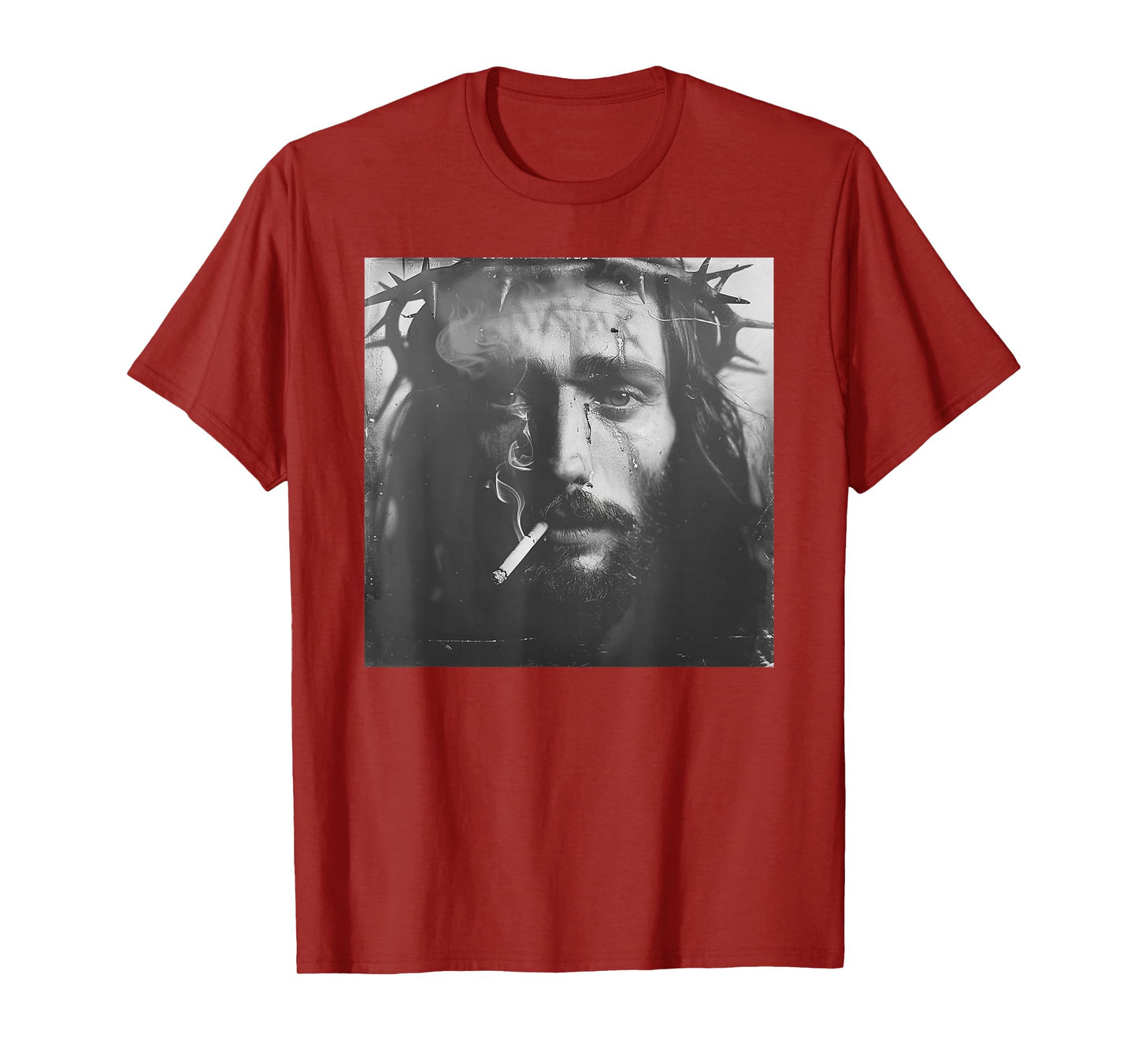 Cooler Jesus Christ Smokes, Resistance, Rebellious Jesus T-Shirt