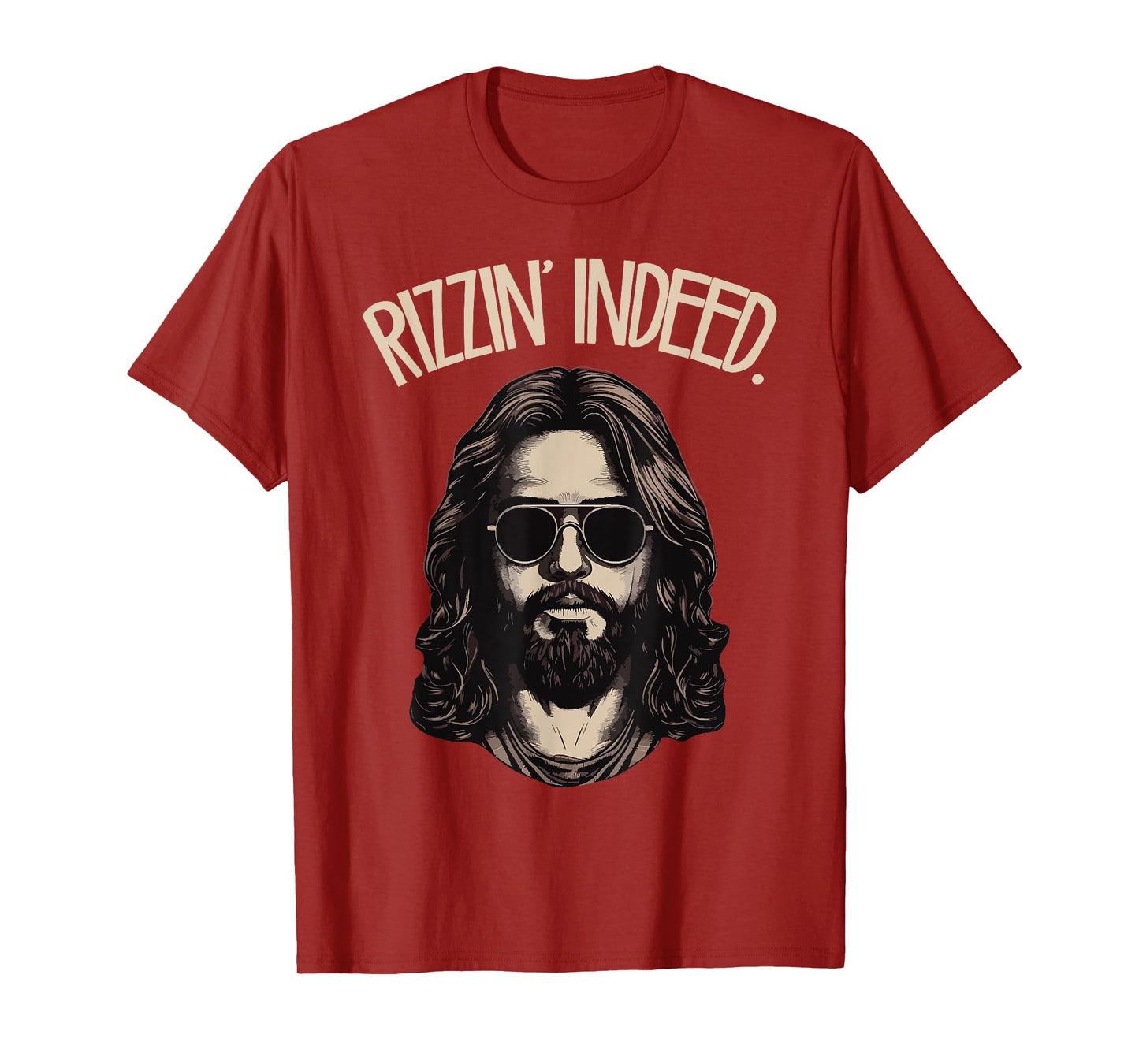 Funny Rizzin' Indeed Religious Christian Jesus Meme T-Shirt