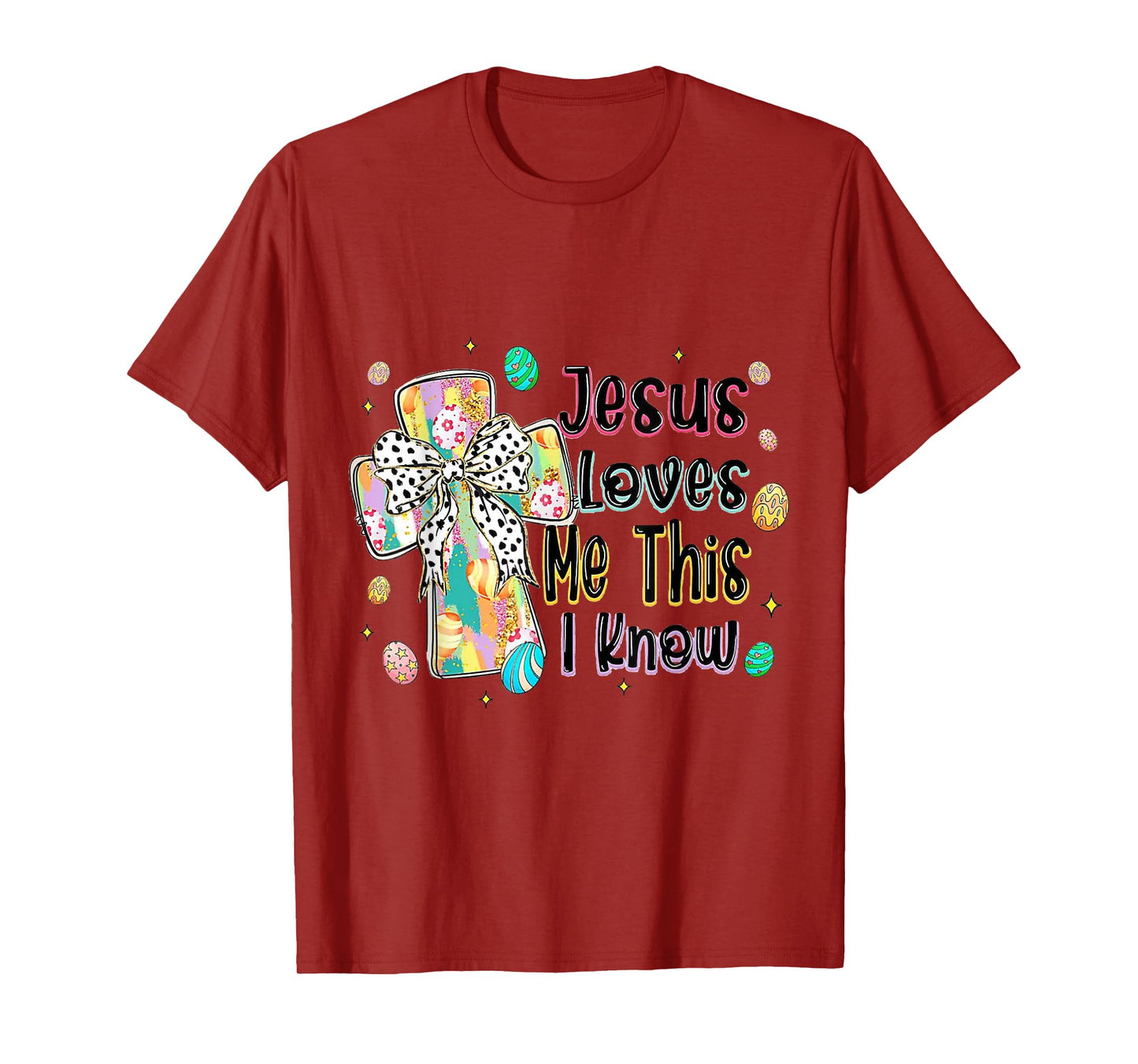 Christian Easter Bundle Tee Jesus Loves Me This I Know T-Shirt