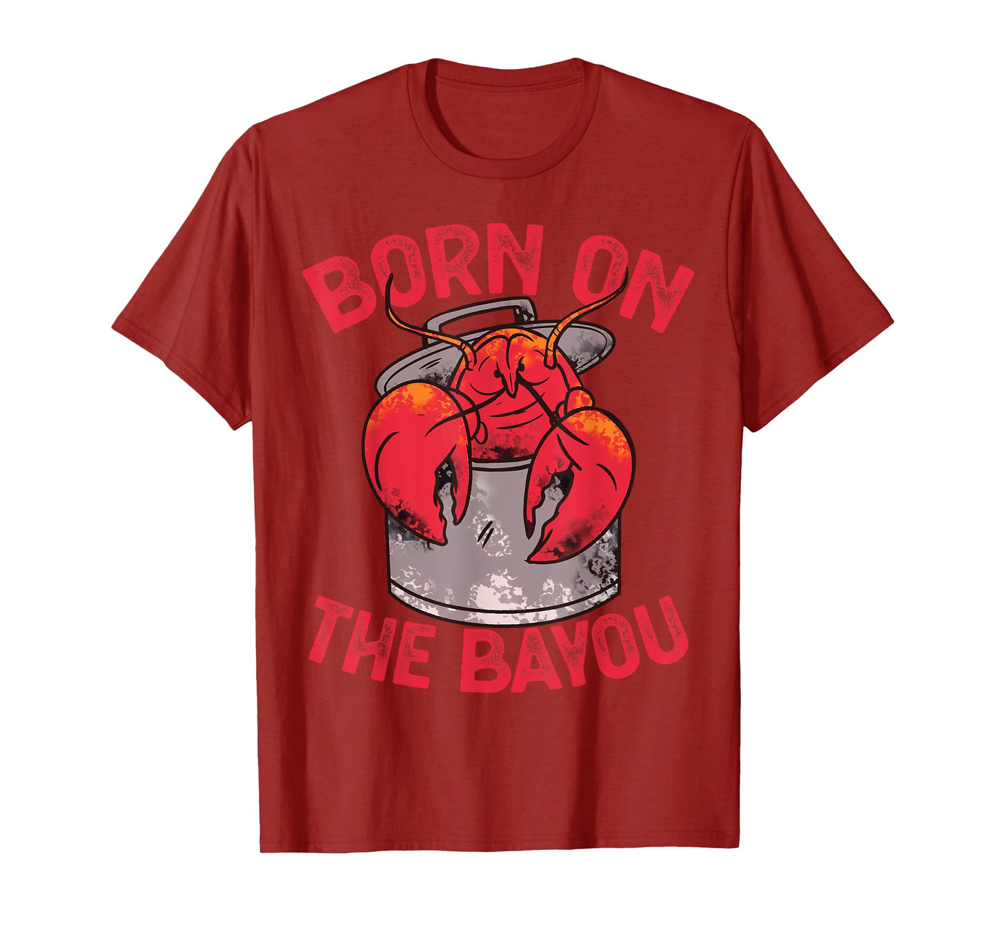 Born On The Bayou Cajun Louisiana Usa Patriotic Women Kids Men T-Shirt