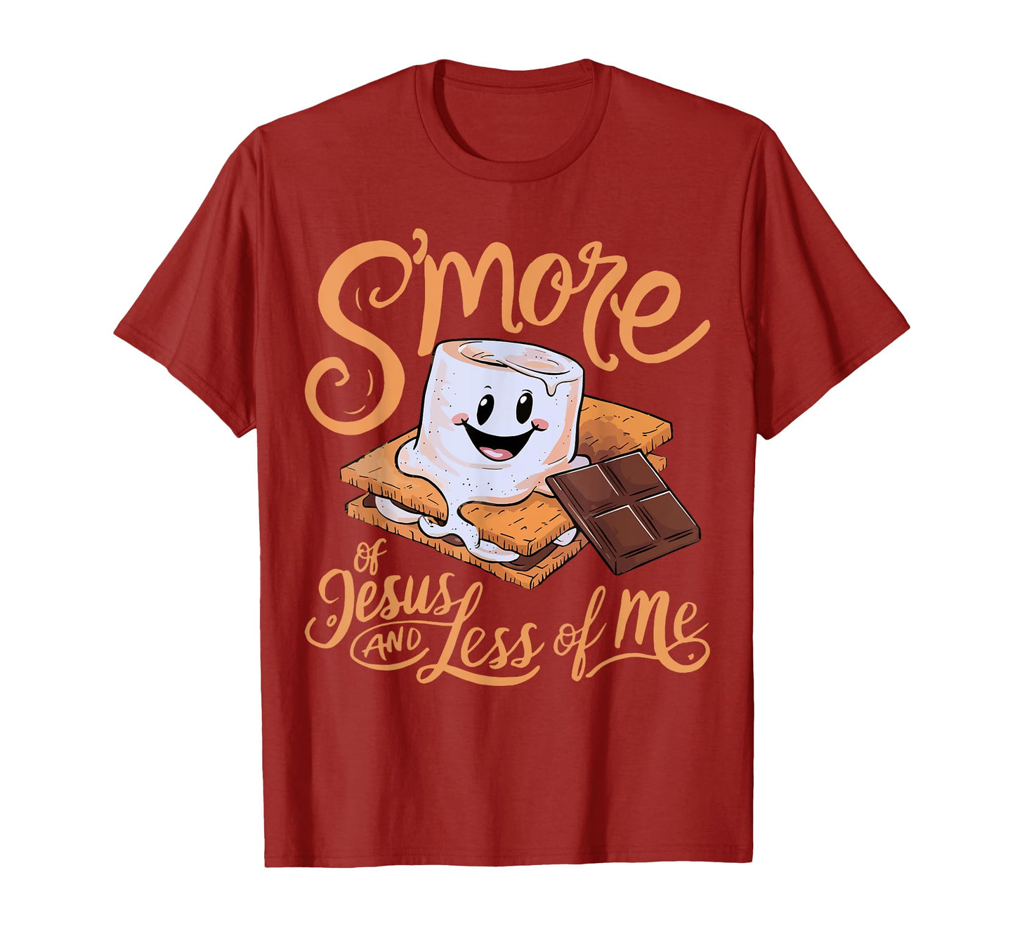 Smore Of Jesus Less Of Me Christian Camper Camping Lover T-Shirt