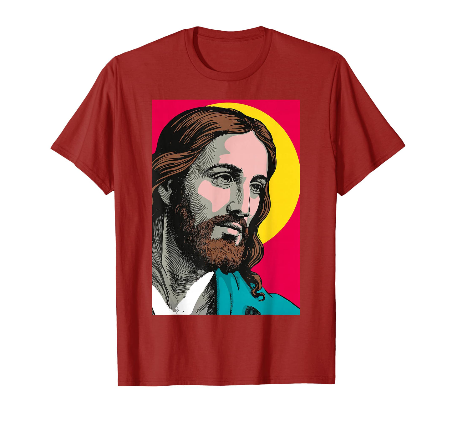 Jesus Christ Pop Art Religious Easter & Christmas Design T-Shirt