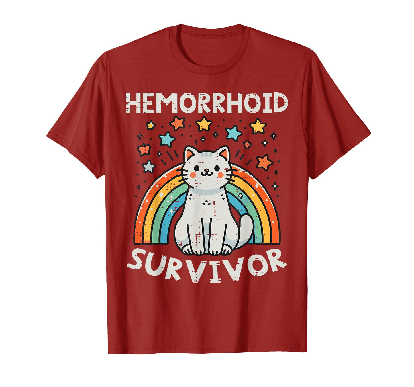 Survivor Cat Funny Cringe Weird Adult Humor Inappropriate T-Shirt