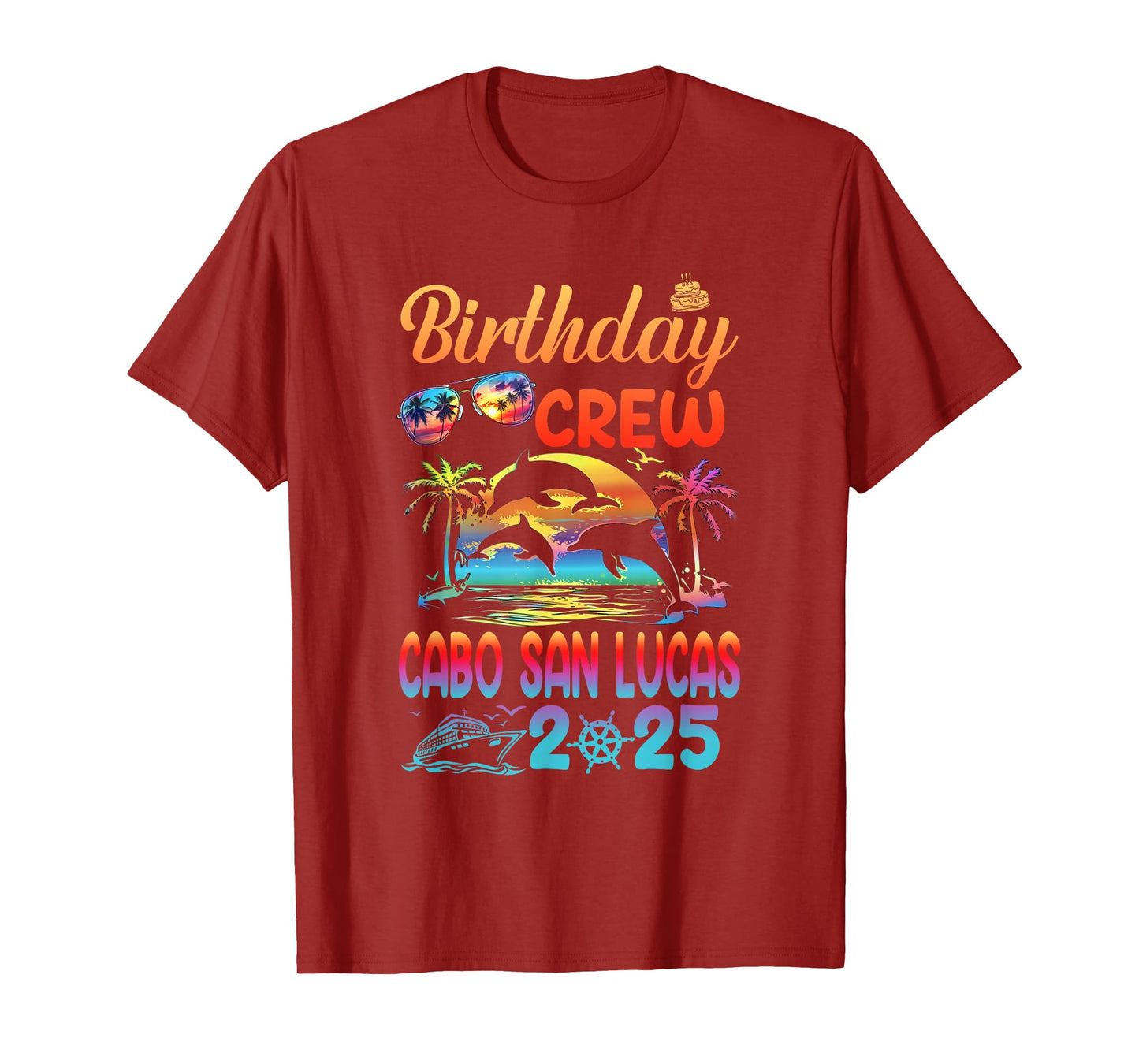 Cabo San Lucas Birthday Trip Vacation 2025 Matching Group T-Shirt