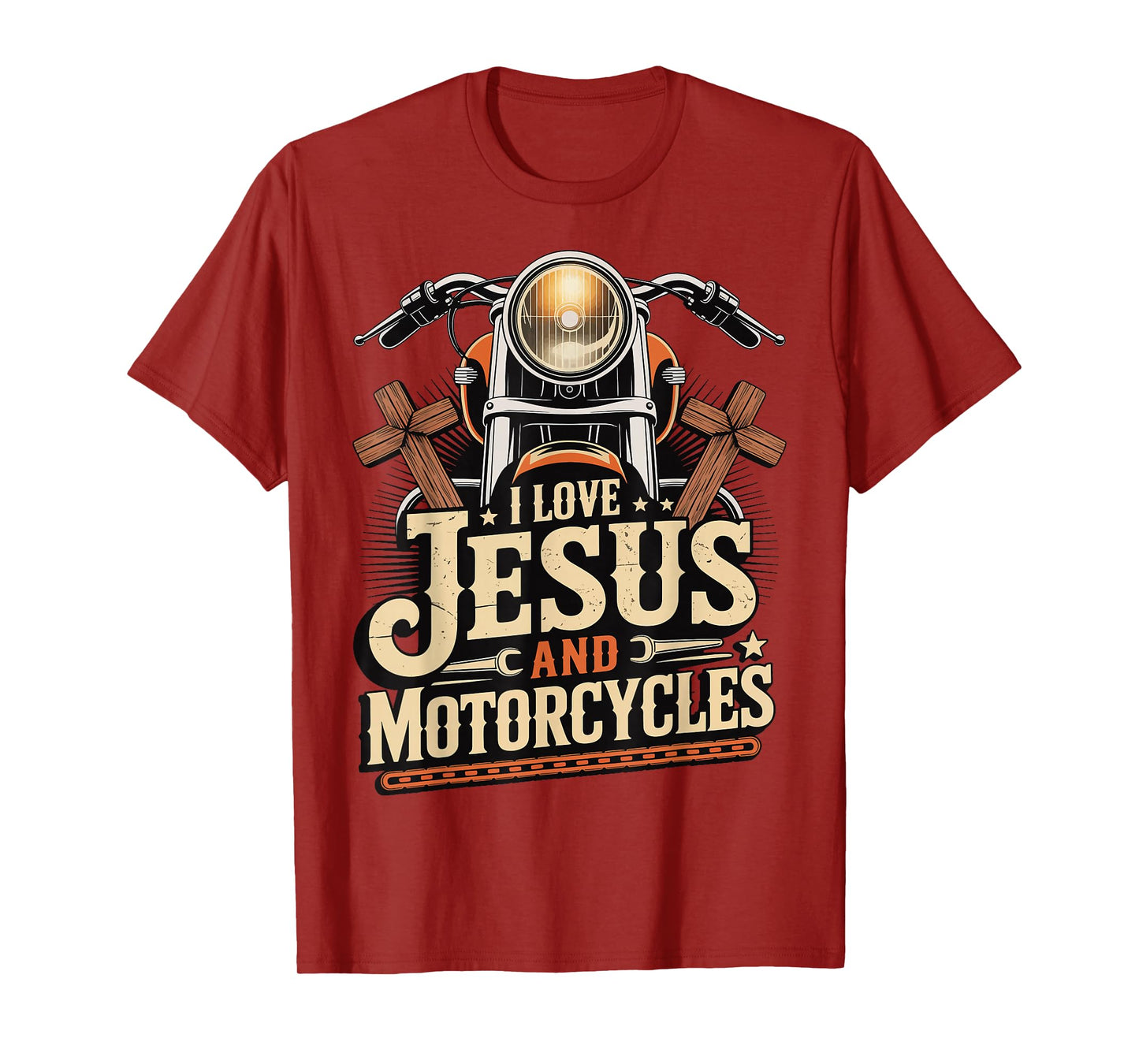 I Love Jesus And Motorcycles T-Shirt