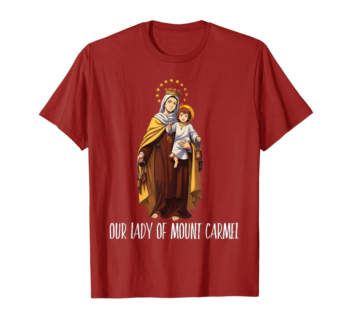 Our Lady of Mount Carmel Marian Catholic T-Shirt