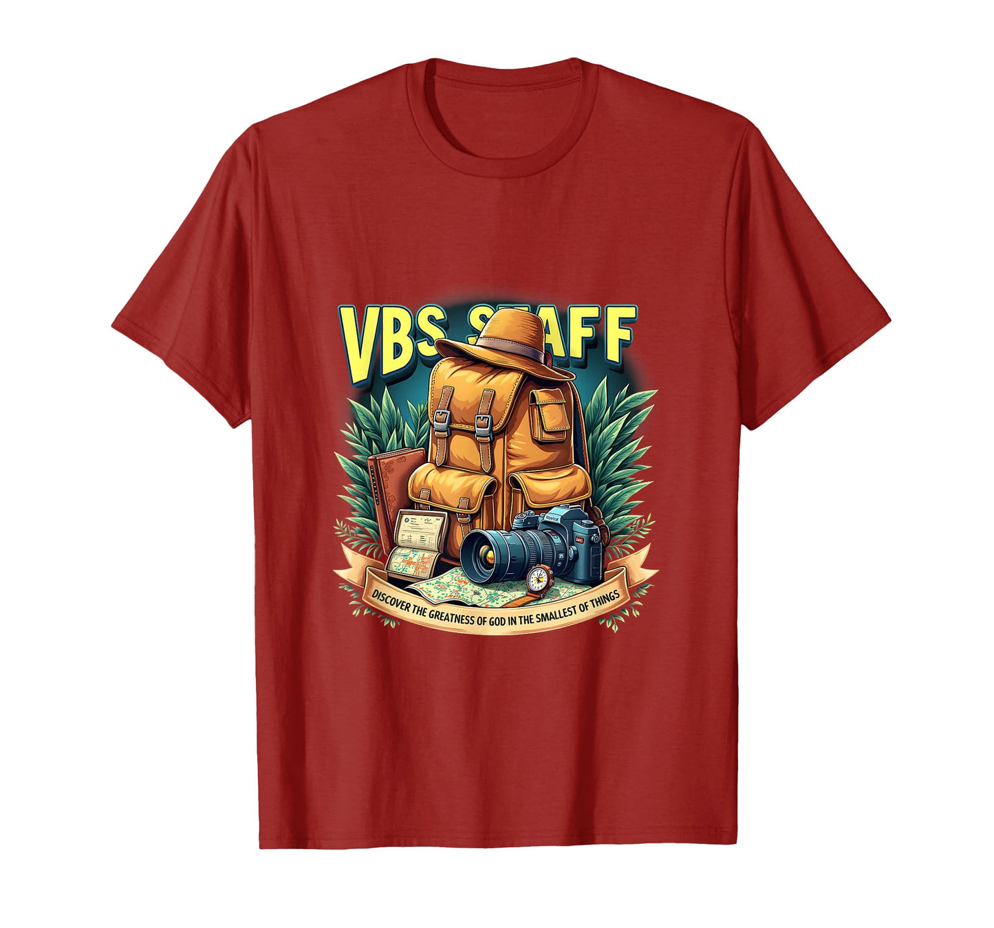 Staff Magnified Smallest Insects VBS Team VBS 2025 Adventure T-Shirt