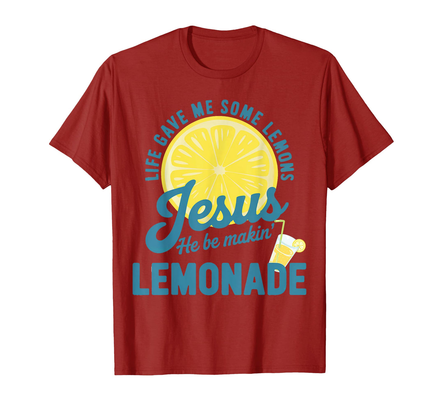 Jesus Making Lemonade Humor T-Shirt