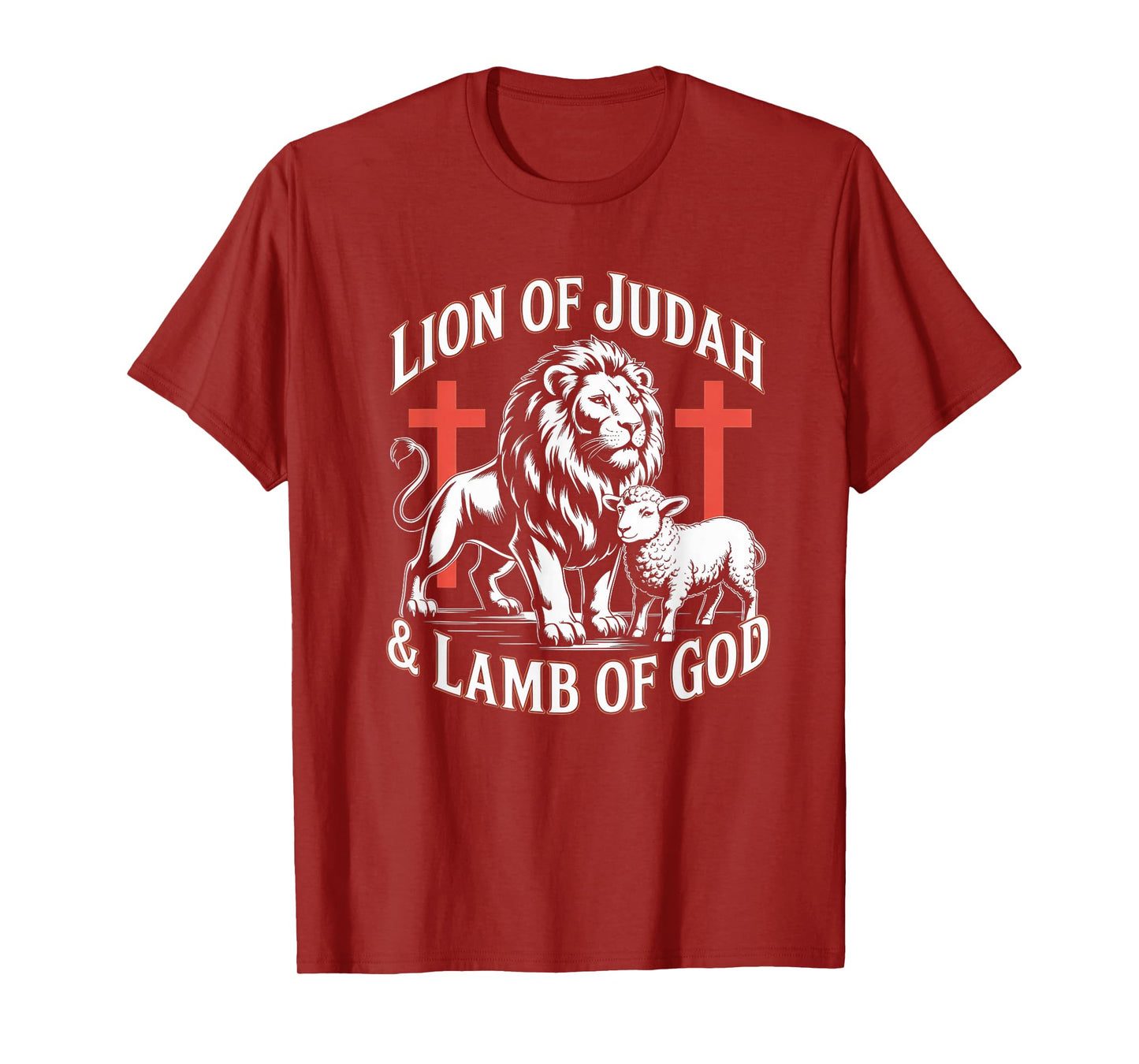 Lion of Judah Lamb of God Christian Streetwear T-Shirt