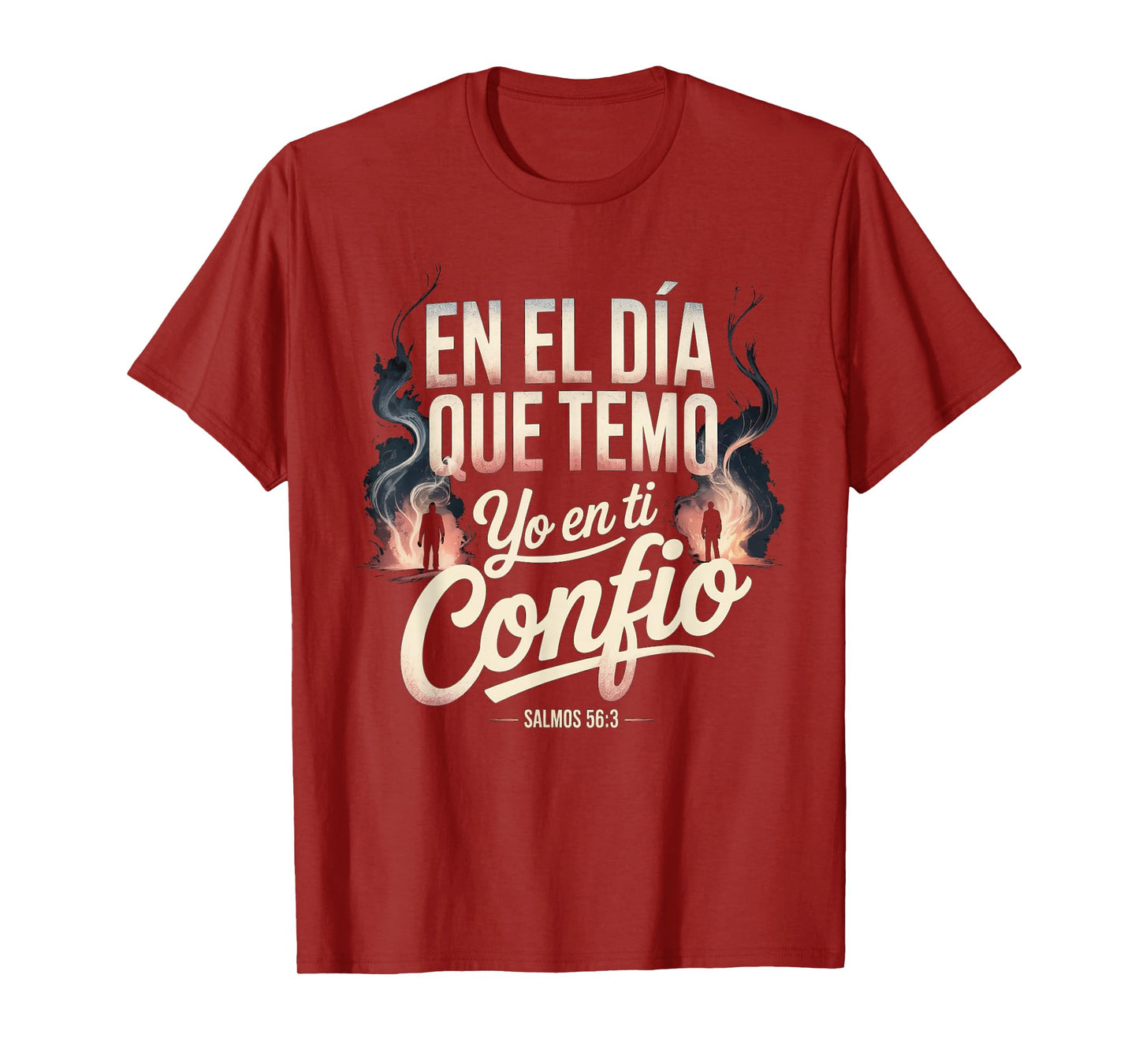 En Dios Confío – Salmos 56:3 Spanish Bible Verse T-Shirt