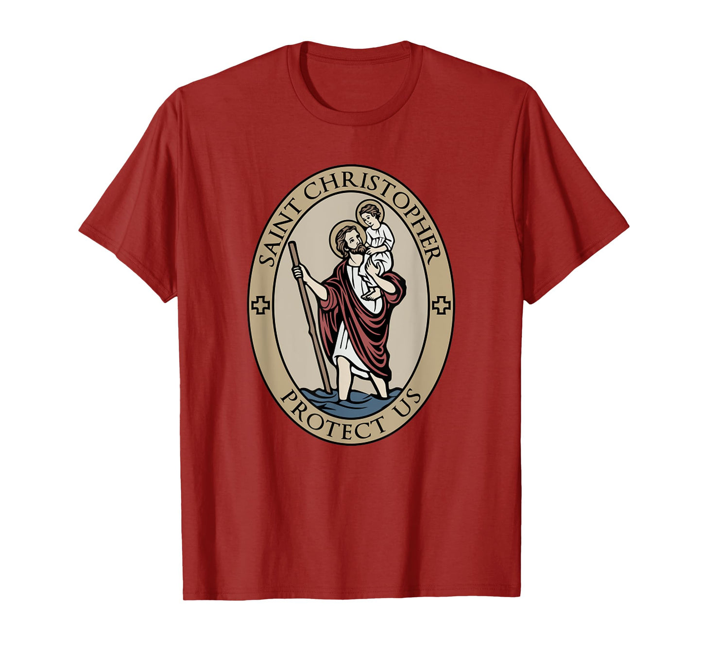 Funny Saint Christopher Bearer of Christ T-Shirt