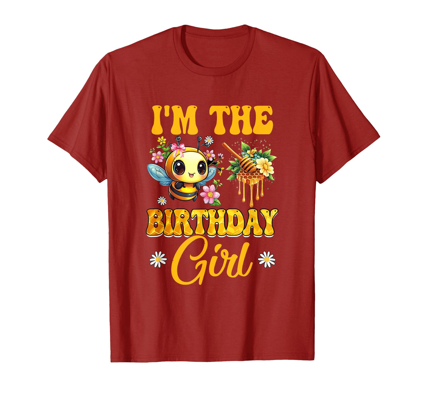 I'm The Birthday Girl Bee Family Birthday Party T-Shirt