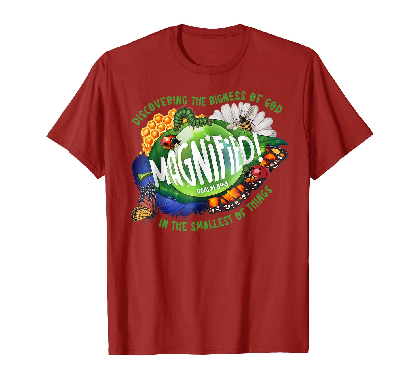 Magnified VBS 2025 Discovering the Bigness of God Christian T-Shirt