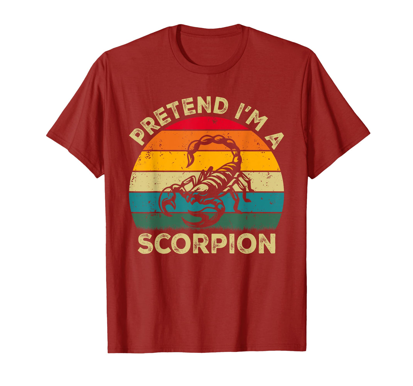 Pretend I'm A Scorpion Lazy Halloween Costume T-Shirt