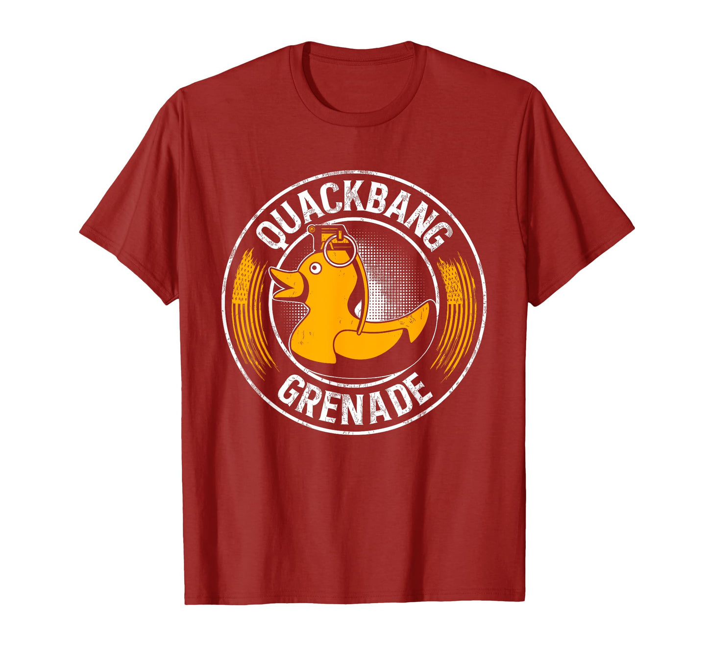 Funny Quackbang Quote Grenade Design T-Shirt