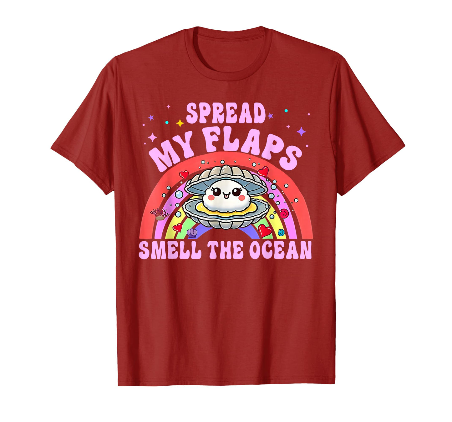Spread My Flaps And Smell The Ocean Funny Meme Adult Humor T-Shirt