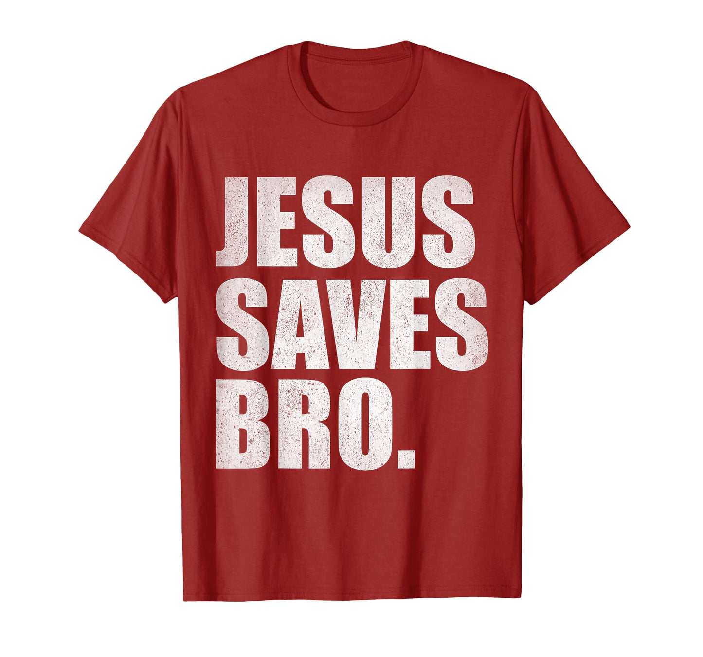 Jesus Saves Bro - Vintage Funny Christian Religion T-Shirt