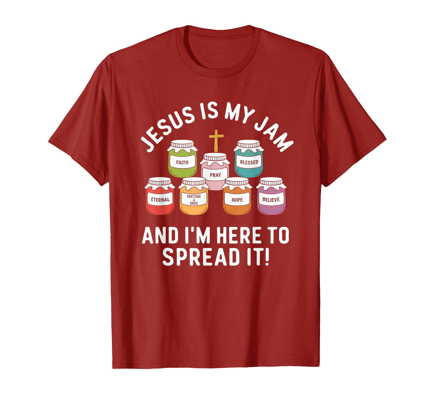 Jesus is My Jam Tshirt Men Women Christian Bible Verse T-Shirt