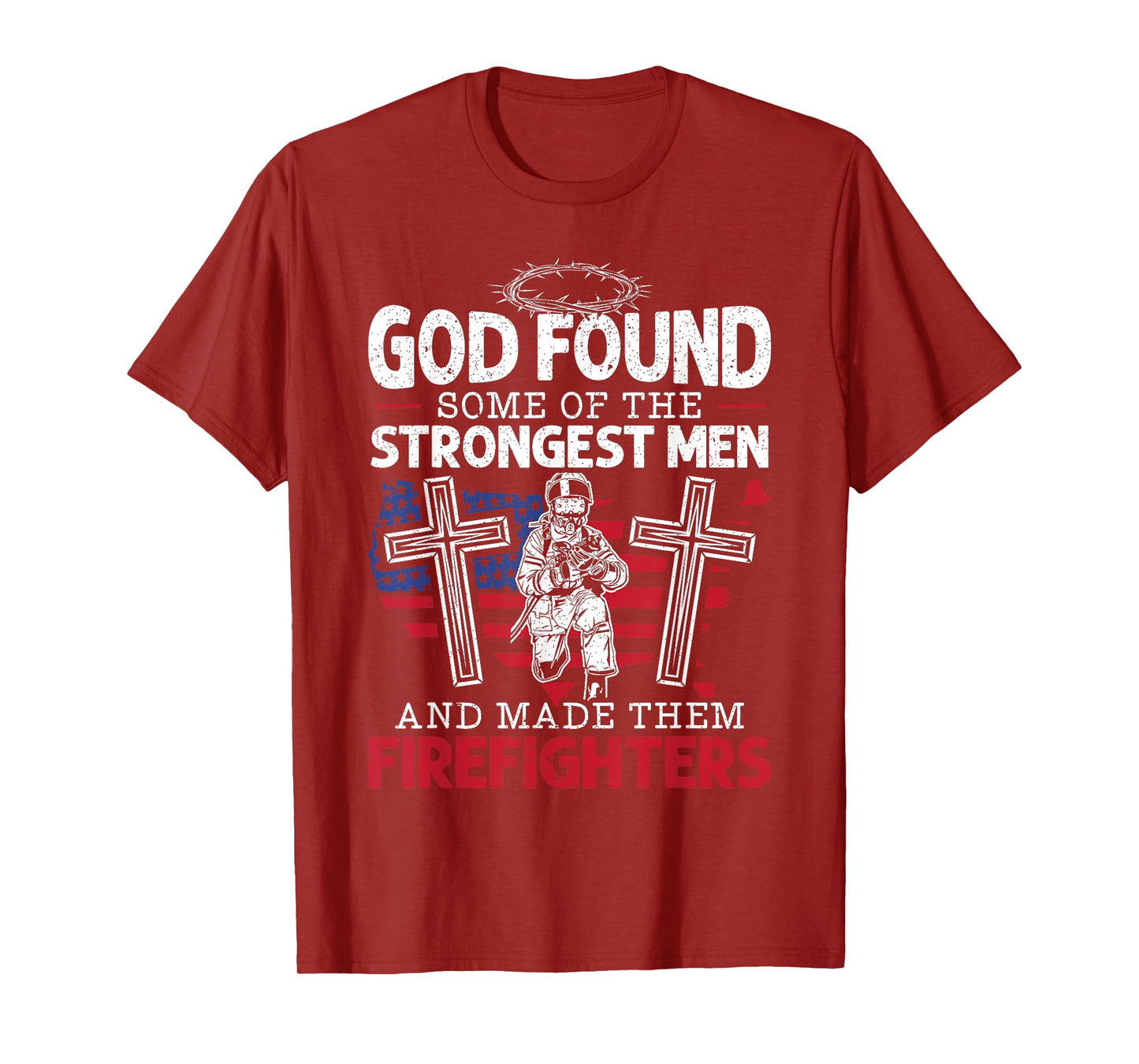 Christian Firefighter Fire Department Fire Service T-Shirt