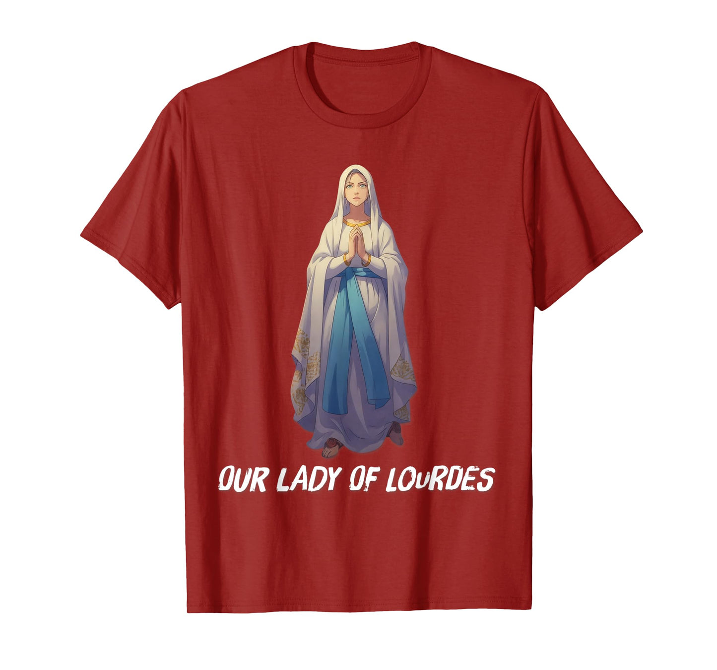 Our Lady of Lourdes Immaculate Blessed Mother T-Shirt