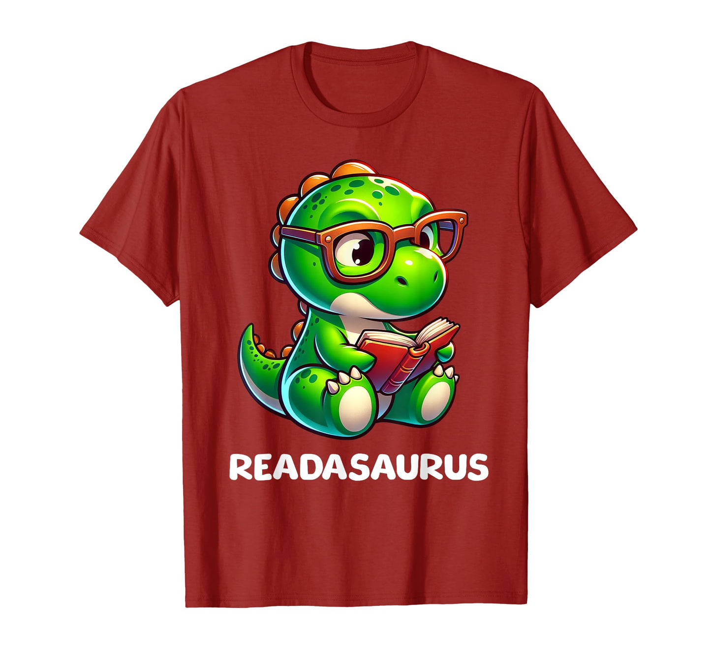 Readasaurus Funny Reading Dinosaur Book Reader Bookworm T-Shirt