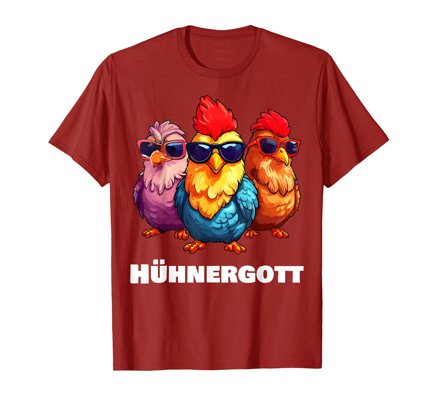 Chicken God Farmer Chicken Breeder T-Shirt