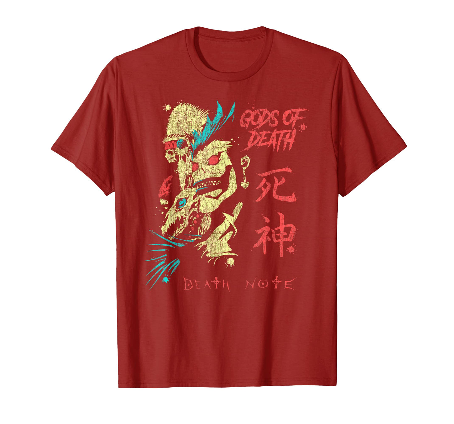 Death Note Vintage Style Shinigami Gods of Death Anime T-Shirt