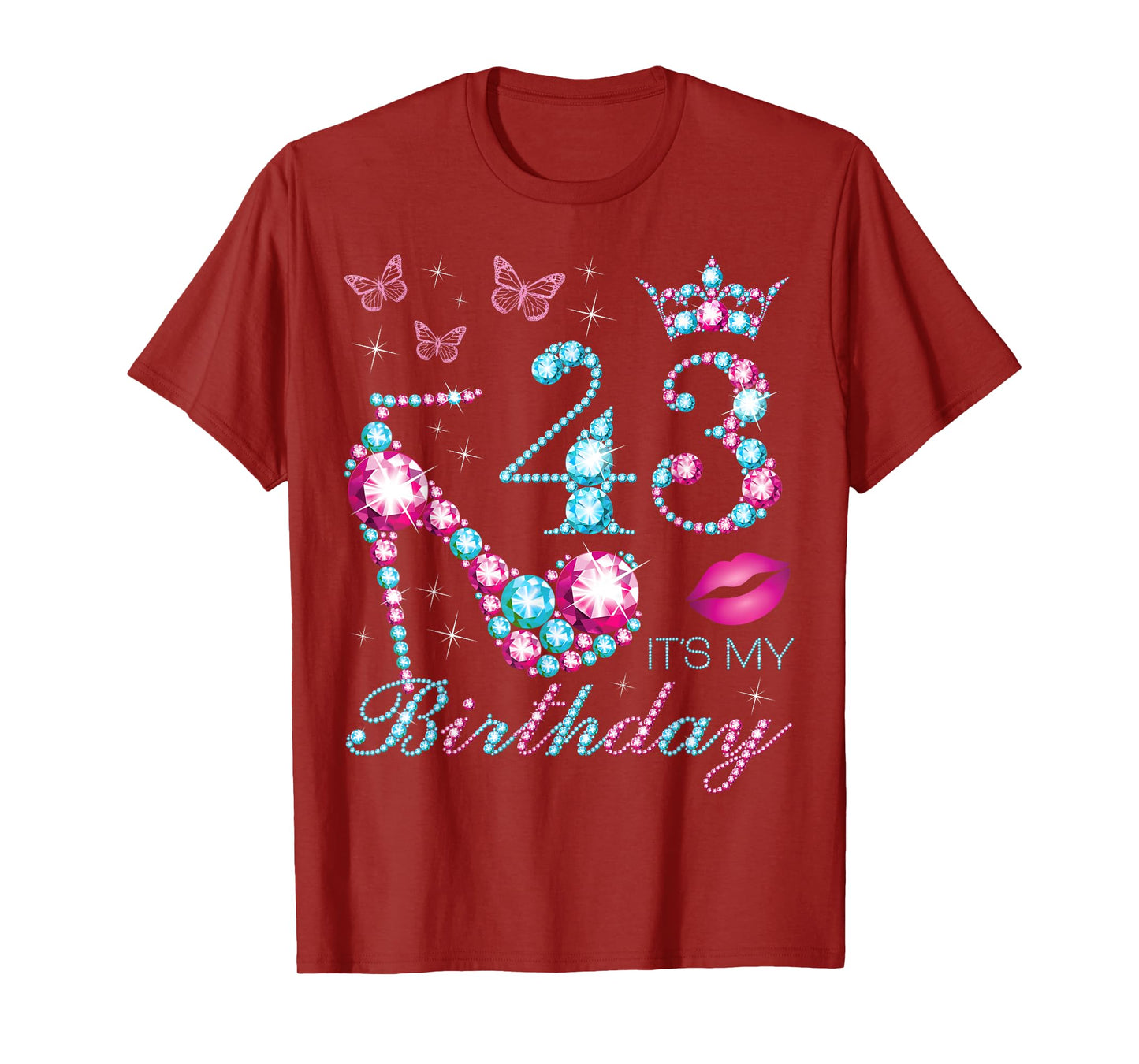 43 It's My Birthday 43 Years Old It's My 43rd Birthday Party T-Shirt