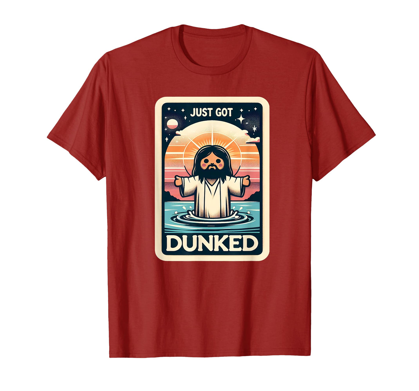 Just Got Dunked Made Christian New Jesus Kids Baptism Tarot T-Shirt