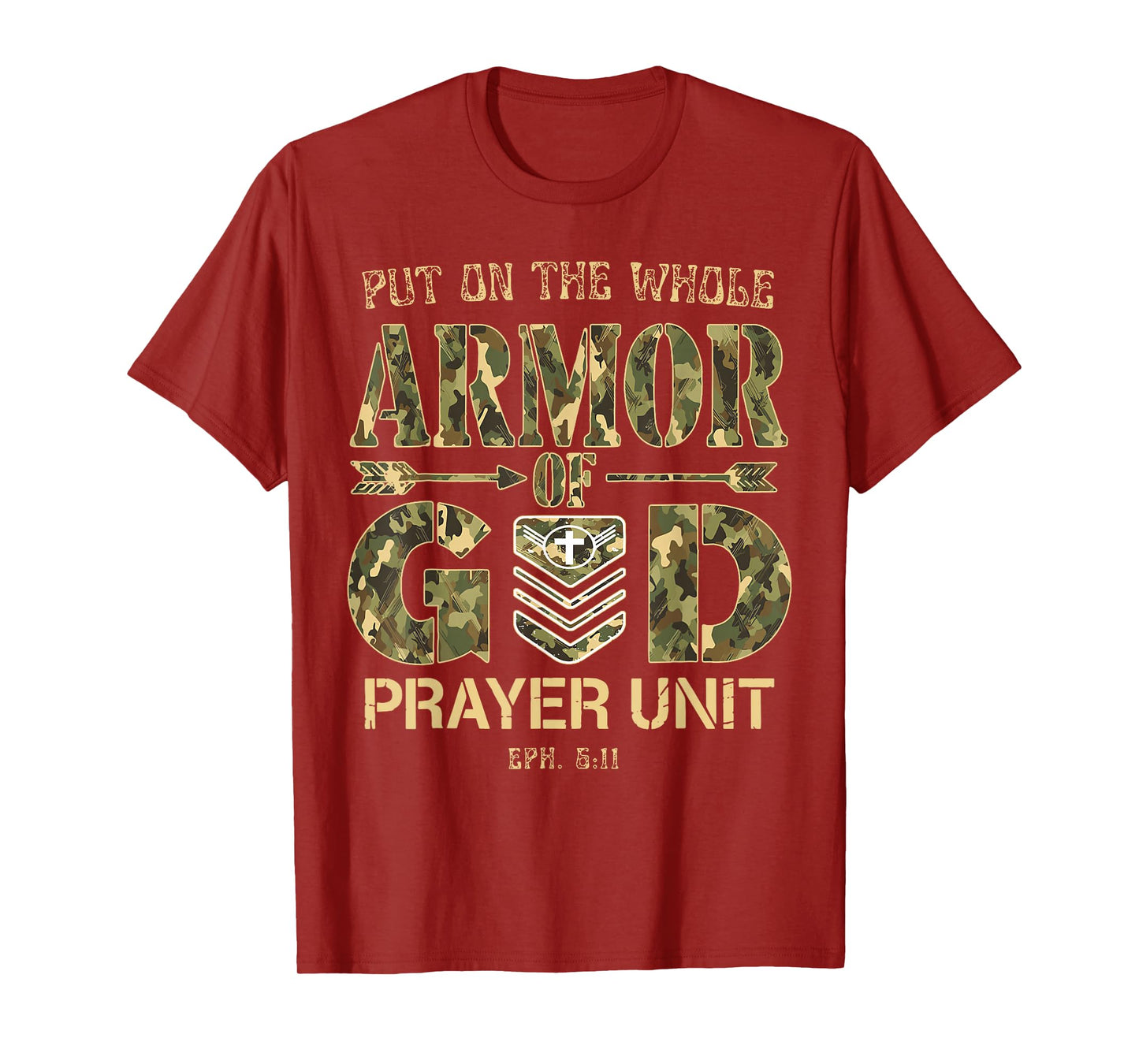 Put On The Full Armor of God - Christian Religious Bible T-Shirt