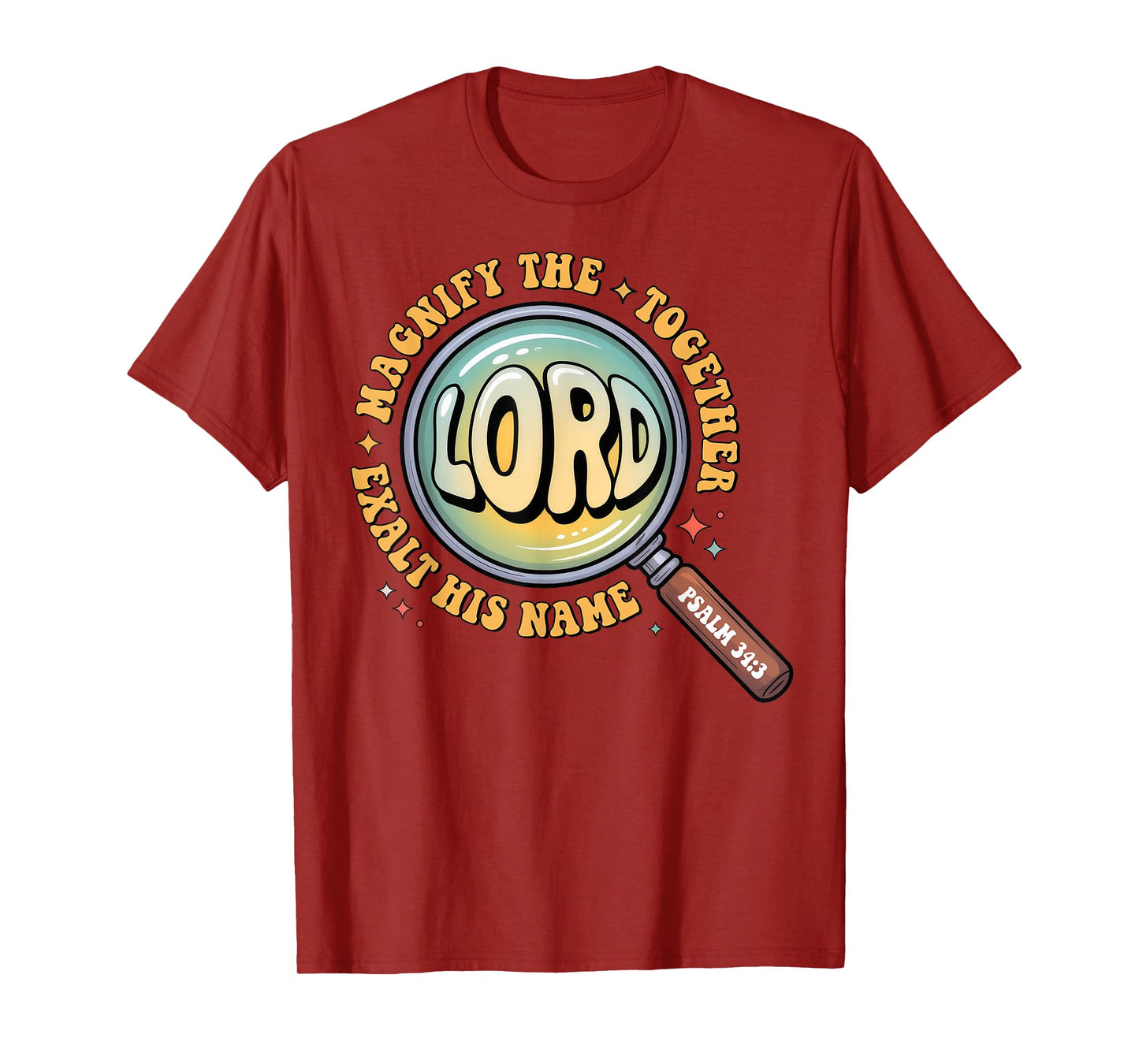 Magnify The Lord Bible Verse Magnified VBS 2025 Summer Camp T-Shirt