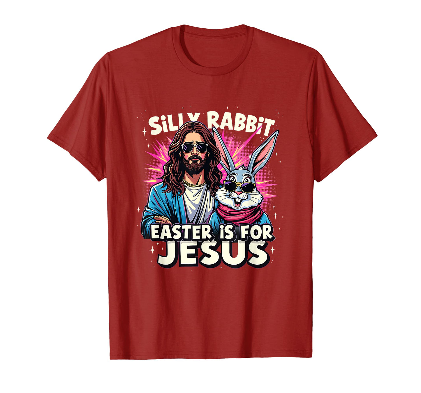 Easter Jesus Silly Rabbit Christian Faith Easter Day Costume T-Shirt
