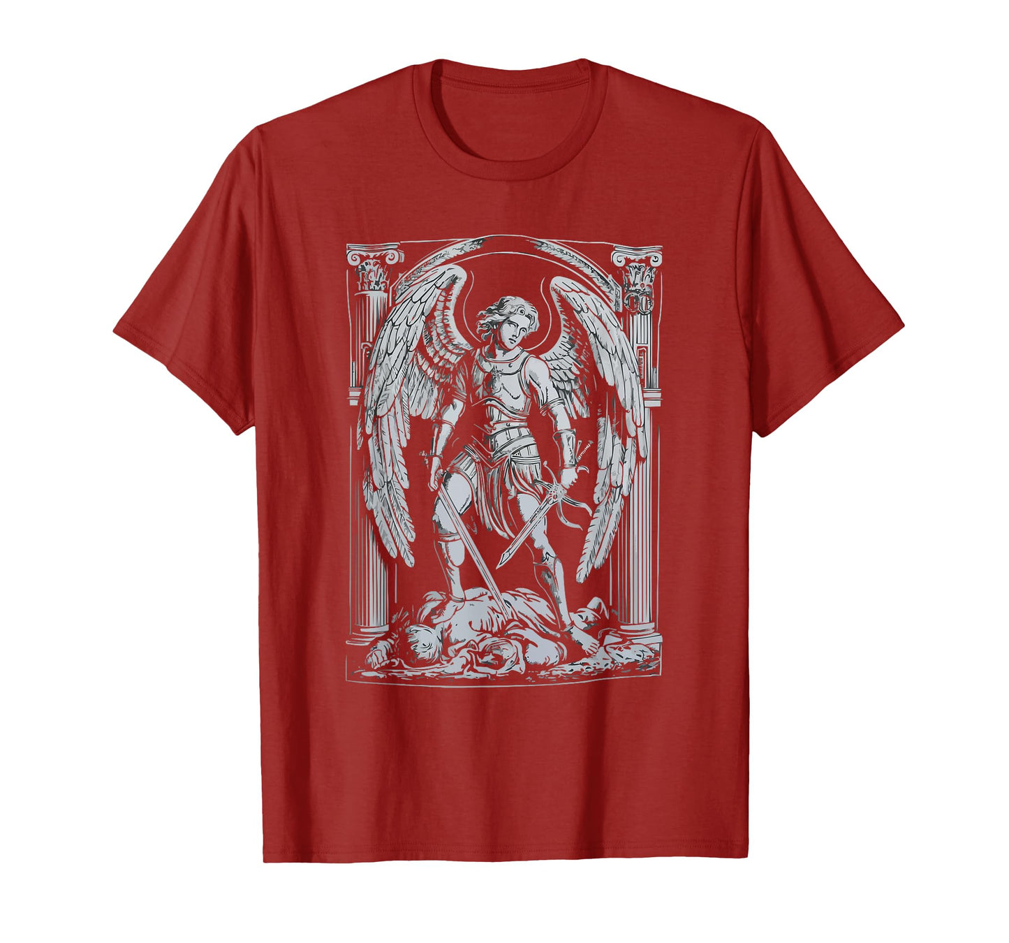 Archangel Catholic Religion Christianity Guardian Angel T-Shirt