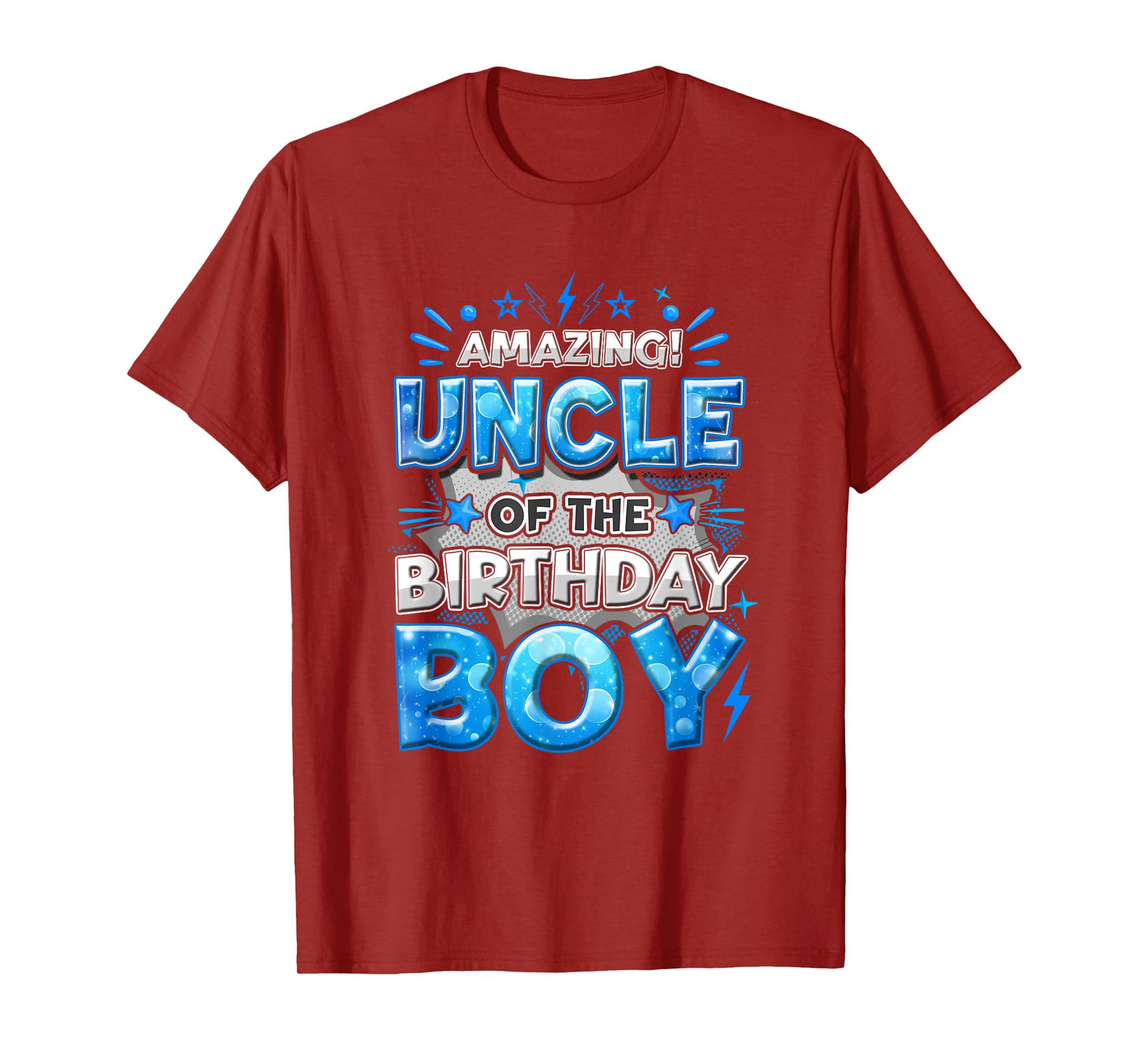 Amazing Uncle Of The Birthday Boy Matching Family Party T-Shirt
